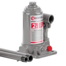 Домкрат INTERTOOL GT0031, "стовпчик" 2-х штоковий