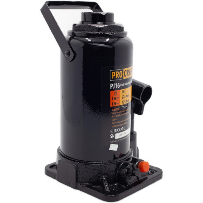 Домкрат гідравлічний Procraft PJ16 бренд UNIVERSAL (16 т, 225-425 мм)