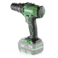 Дриль-шурупокрут акумуляторна APRO 20DK, 20 В, 2 швидкості, без АКБ, без ЗП, кейс