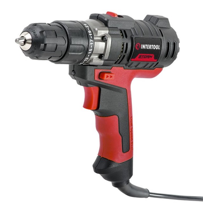 Дриль-шуруповерт INTERTOOL WT-0104, 420 Вт, 20 Нм, 1800 об/хв