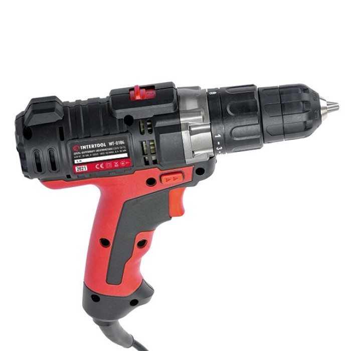Дриль-шуруповерт INTERTOOL WT-0104, 420 Вт, 20 Нм, 1800 об/хв