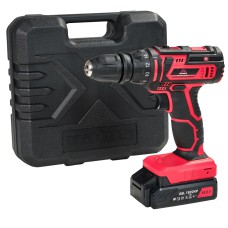 Шуруповерт акумуляторний Vitals AU 18/2KP QC, 18, 2 акк., 2 швидкості, DFR патрон, кейс, LED підсвічування