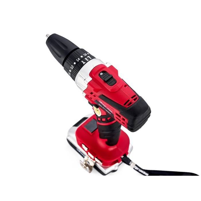 Дриль-шуруповерт акумуляторний ударний Енергомаш ДШ-3118ЛБУ Li-ion 18В , 2 акум. 2,0 Ач