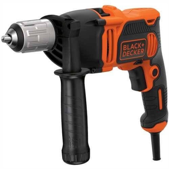 Дрель ударная Black+Decker BEH850K-QS, 850 Вт + кейс