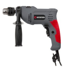 Дрель ударная INTERTOOL DT-0111, 750Вт, 0-3000 об/мин, 1.5-13мм реверс