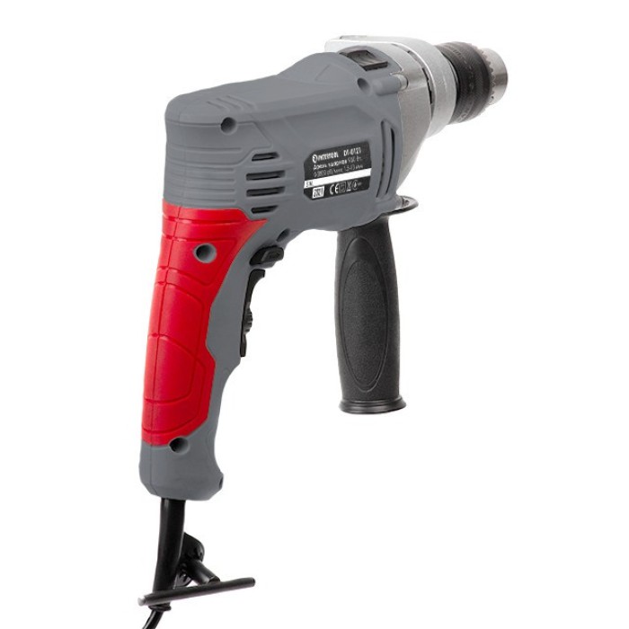 Дрель ударная INTERTOOL DT-0121, 950Вт, 0-2800 об/мин, 1.5-13мм, реверс, металлический корпус редуктора