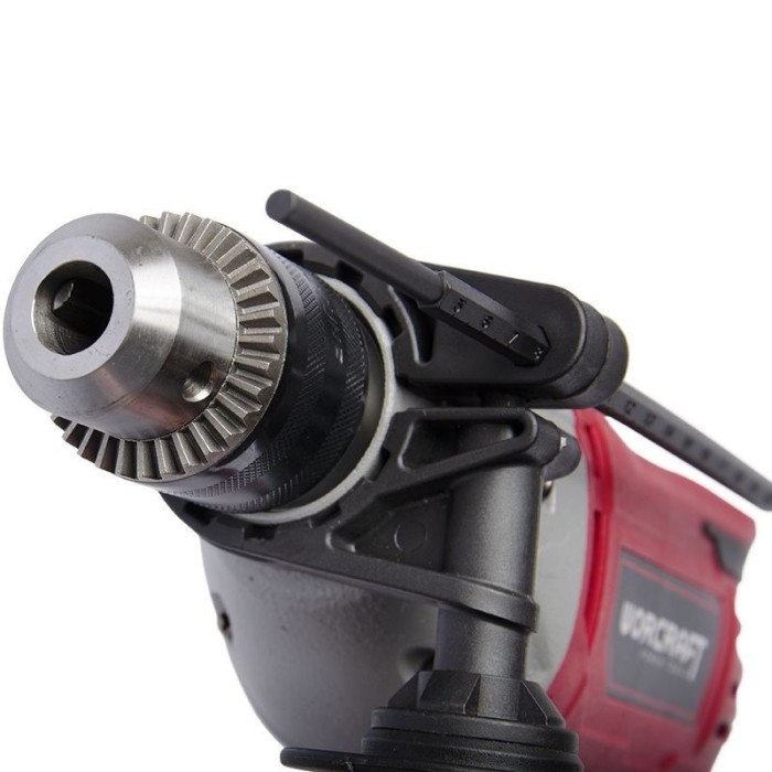 Дриль ударний Worcraft WІ-1300, 1270 Вт, 0-3000 об/хв, додаткова рукоятка, обмежувач глибини, патрон 13 мм