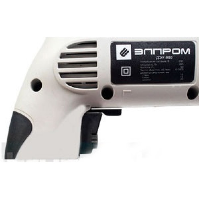 Дриль ударний Елпром ЕДУ-980, 980 Вт, 3000 об/хв, ключовою патрон 13 мм, регулювання обертів