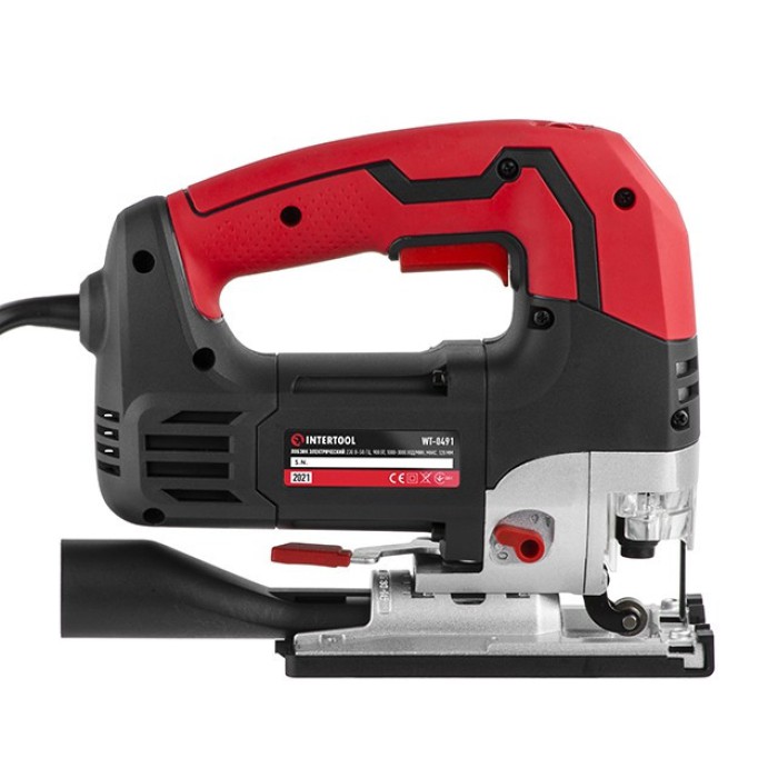 Електролобзик INTERTOOL WT-0491, 900 Вт, 1000-3000 хід/хв, макс. глиб. розпилу 120мм
