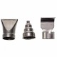 Фен промисловий акумуляторний Einhell TE-HA 18 Li - Solo (без акум.), 350/550 °С, 3 насадки, LED