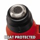 Фен промисловий акумуляторний Einhell TE-HA 18 Li - Solo (без акум.), 350/550 °С, 3 насадки, LED