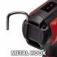 Фен промисловий акумуляторний Einhell TE-HA 18 Li - Solo (без акум.), 350/550 °С, 3 насадки, LED