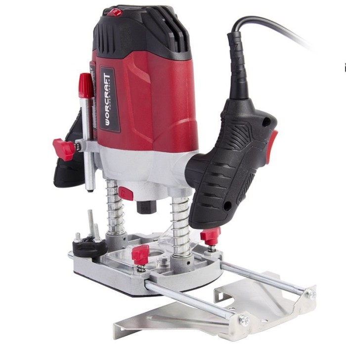Фрезер електричний Worcraft ER12-6/8, 1200 Вт, 11000-30000 об/хв, хід фрези 55 мм, цанга 6,8 мм