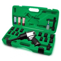 Гайковерт пневматичний з набором головок TOPTUL GDAI2702, 1/2" 27ед.