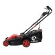 Газонокосилка электрическая INTERTOOL WT-2265, 1.8 кВт, захват 400 мм, высота среза 25-75 мм, контейнер 40 л