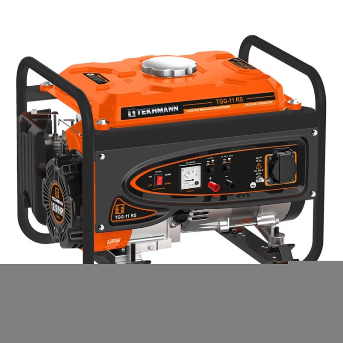 Генератор Tekhmann TGG-11 RS, 1100 Вт, 220 В, 95.5 см3, бак 6 л, потужність двигуна 2.9 л. с.
