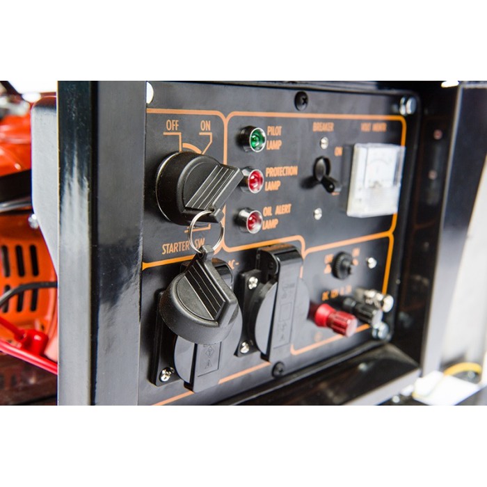 Генератор Tekhmann TGG-i38 ES, 2800 Вт, 210 см3, бак-15 л, потужність двигуна 7 л. с.