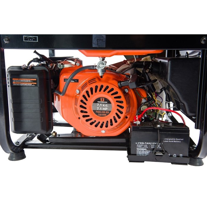 Генератор Tekhmann TGG-i38 ES, 2800 Вт, 210 см3, бак-15 л, потужність двигуна 7 л. с.