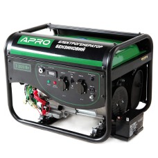 Генератор бензиновий 4-тактний 3.0/3.2 кВт (електро запуск) APRO 852105 Генератор бензиновий 4-тактний 3.0/3.2 кВт (електро запуск) APRO 852105
