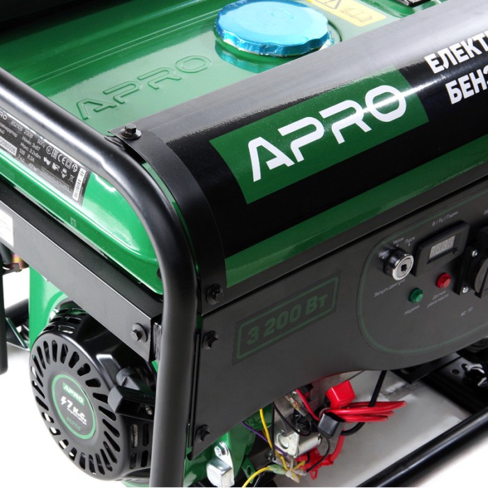 Генератор бензиновий 4-тактний 3.0/3.2 кВт (електро запуск) APRO 852105 Генератор бензиновий 4-тактний 3.0/3.2 кВт (електро запуск) APRO 852105