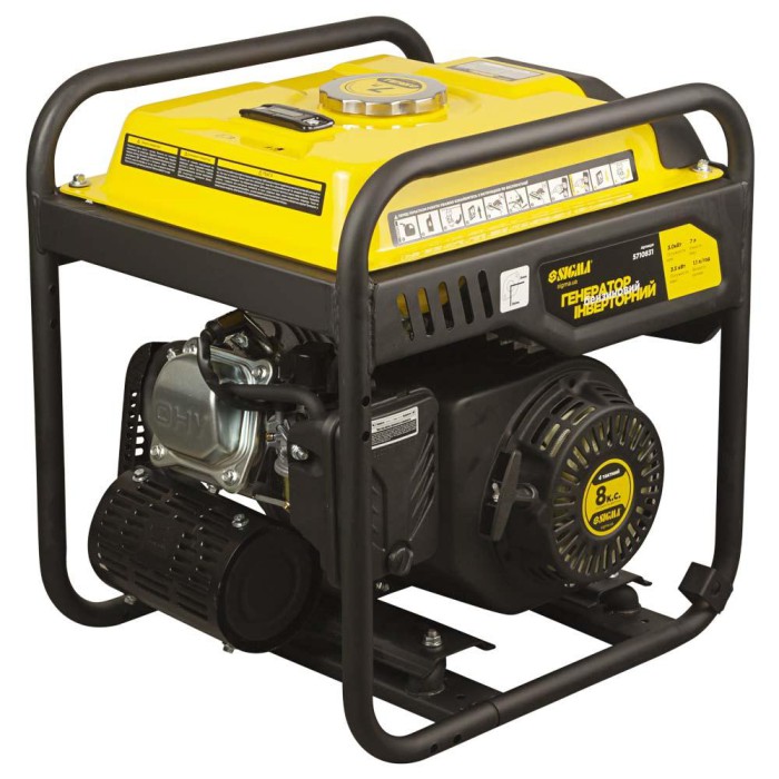 Генератор інверторний бензиновий 3.0/3.5 кВт 7 л 4-тактний ручний запуск SIGMA (5710831)