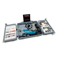 Гравер Grand МГ-570К/12V, 570 Вт, 8000-32000 об/хв, цанга 1.0-3.2, гнучкий вал, кейс, комплект насадок 216 шт