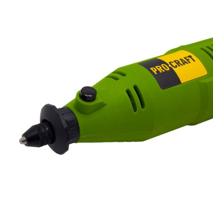 Гравіювальна машина PRO-CRAFT PG-130, 130 Вт, 8000-30000 об/хв, кейс, набір насадок, гнучкий вал