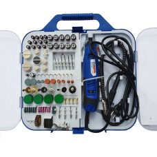 Гравер Витязь МГ-500П, 500 Вт, 8000-32500 об/хв, набір фрез 161 шт, пластиковий кейс, гнучкий вал Гравер Витязь МГ-500П, 500 Вт, 8000-32500 об/хв, набір фрез 161 шт, пластиковий кейс, гнучкий вал