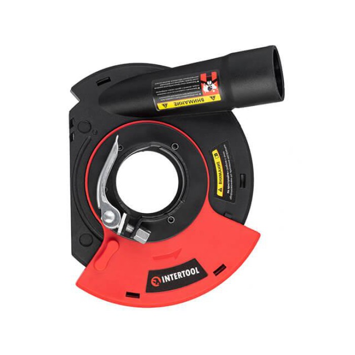 Кожух із пиловідводом під КШМ 125 мм, для шліфування INTERTOOL ST-0004