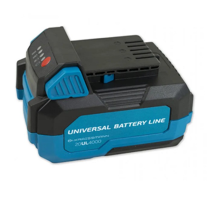 Комплект KRAISSMANN 20UL (кутова шліфмашина, ударний шурупокрут, ланцюгова пила 3051, дві АКБ 4000 А·год, ЗП)