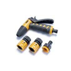 Конектор швидкознімний прогумований з аквастопом 1/2 для шланга 1/2 СИЛА