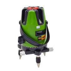 Лазерний рівень PROCRAFT LE-5D (в комплекті акумулятор) зелений діод