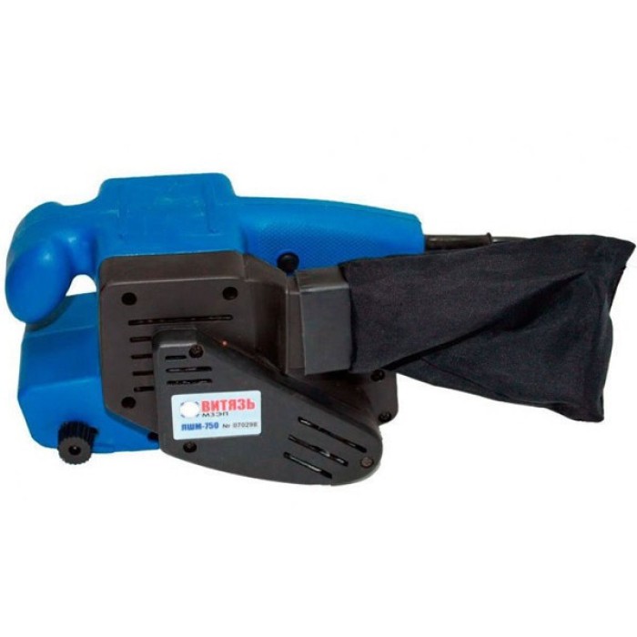 Стрічкова шліфувальна машина ВИТЯЗЬ ЛШМ-1180, 180 Вт, стрічка 457х76, швидкість стрічки 120-260 м/хв