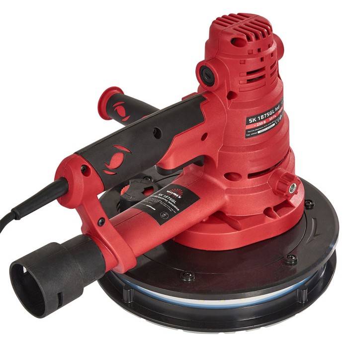 Машина шліфувальна Vitals Master SK 1875GL led, 750 Вт, діаметр диска 180 мм, 610-2150 об/хв