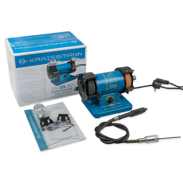 Машина точильно-шліфувальна з гравером KRAISSMANN 150 DS 75 Машина точильно-шліфувальна з гравером KRAISSMANN 150 DS 75