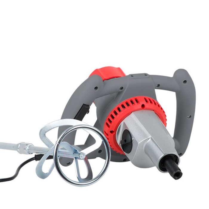 Будівельний міксер електричний INTERTOOL DT-0130, 1200 Вт, 2 швидкості Будівельний міксер електричний INTERTOOL DT-0130, 1200 Вт, 2 швидкості