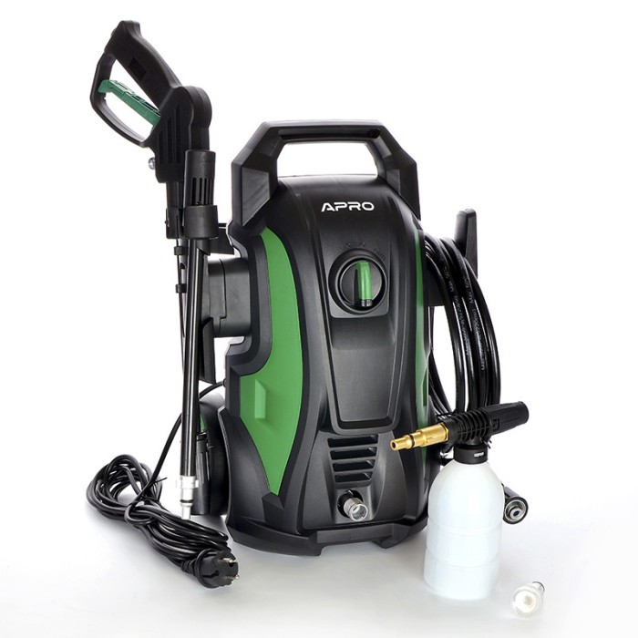 Мийка високого тиску APRO PWH-1400, 1400Вт, ном. 5.5 л/хв, макс. 6.8 л/хв, 70-110 бар