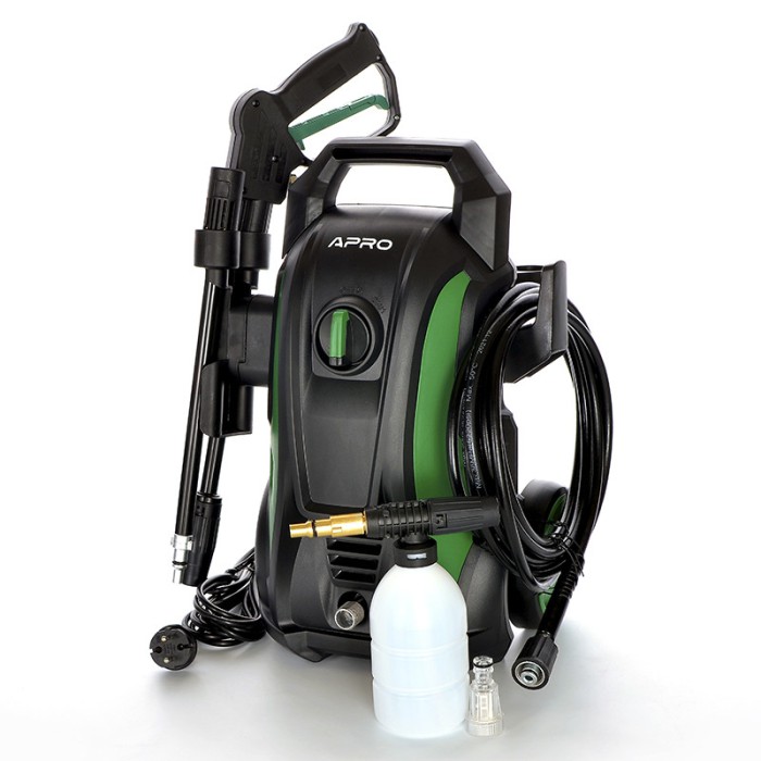 Мийка високого тиску APRO PWH-1400, 1400Вт, ном. 5.5 л/хв, макс. 6.8 л/хв, 70-110 бар