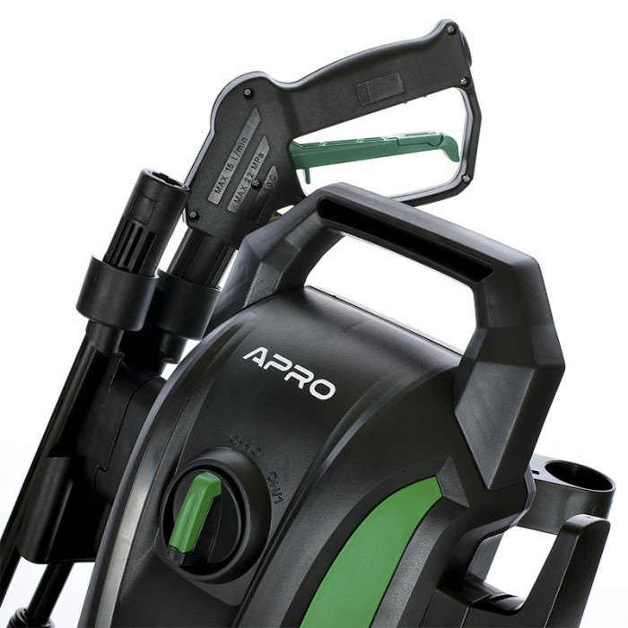 Мийка високого тиску APRO PWH-1400, 1400Вт, ном. 5.5 л/хв, макс. 6.8 л/хв, 70-110 бар