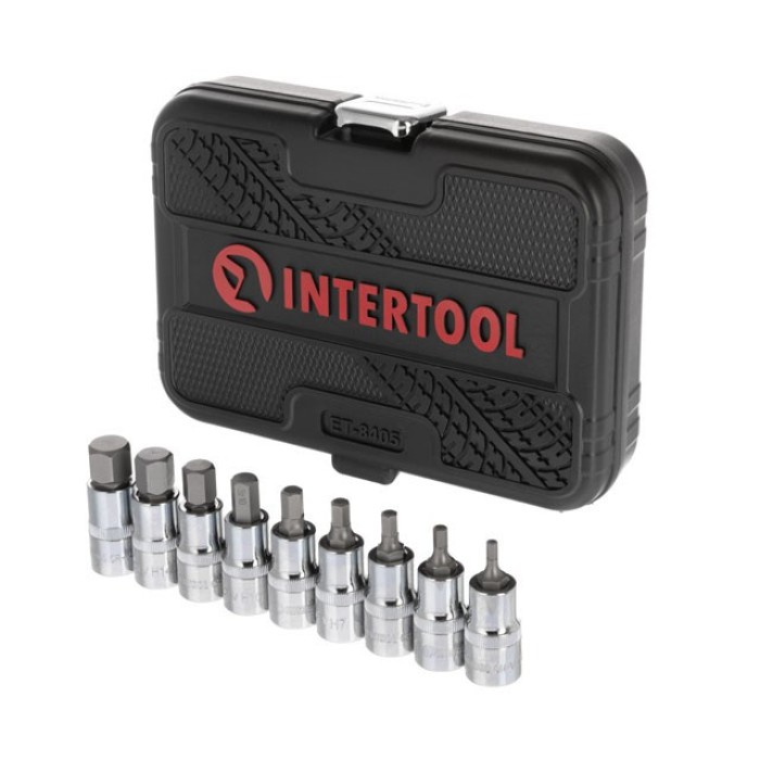 Набір біт INTERTOOL ET-8405, HEX 1/2