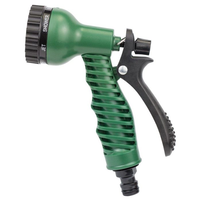 Набір для поливання: пістолет-розпилювач 7-режимний 2 конектори + адаптер ABS GRAD (5012525)