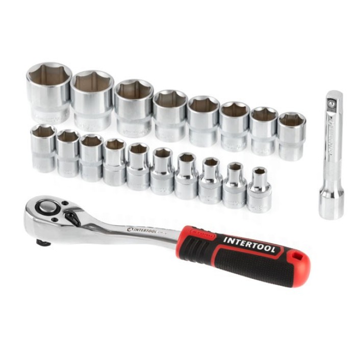 Набір головок INTERTOOL ET-8016, 1/2