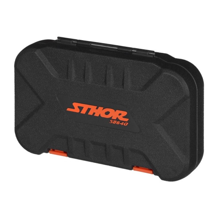 Набір головок торцевих STHOR 58640, 1/4