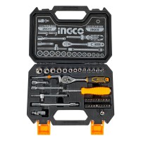 Набір головок торцевих з тріскачкою 1/4 "45 предметів INGCO INDUSTRIAL HKTS14451