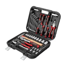 Набір інструментів INTERTOOL ET-8056, 1/2" & 1/4", 56ед., Cr-V