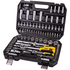 Набор ключей и насадок торцевых MASTERTOOL 78-5094, CV 1/4" и 1/2"  94 шт