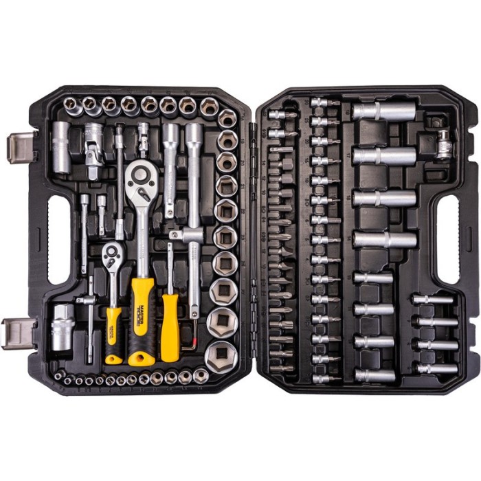 Набор ключей и насадок торцевых MASTERTOOL 78-5094, CV 1/4