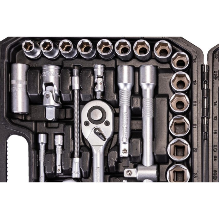 Набор ключей и насадок торцевых MASTERTOOL 78-5094, CV 1/4