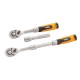 Набор насадок торцевых MasterTool 78-1213, PROFI CrV 1/2” 10- 24 мм, удлиняющаяся трещотка 72Т, 12 шт