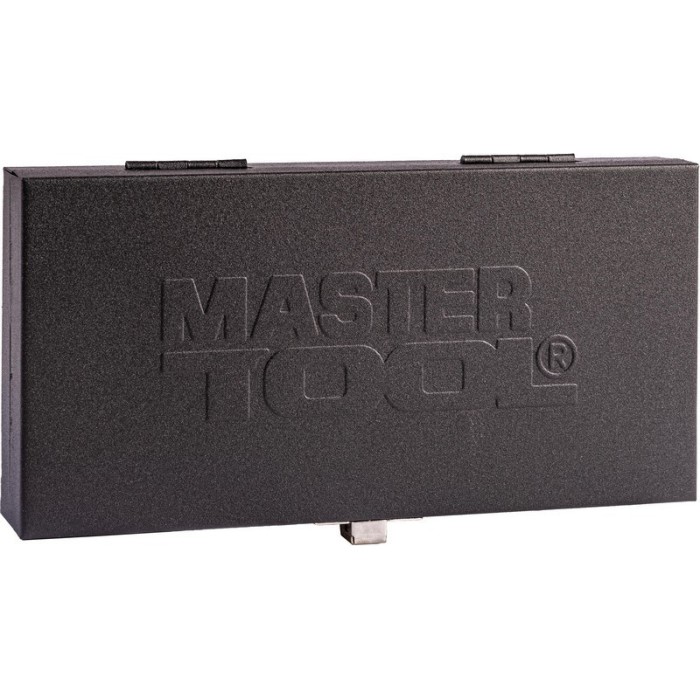 Набор насадок торцевых MasterTool 78-2045 PROFI, CrV 1/4” 4-13 мм, трещотка 72Т, 45 шт, мет. кейс
